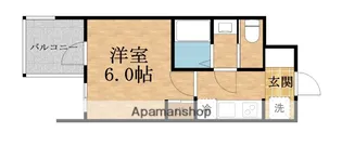 セレニテフラン新大阪【4階】の間取り