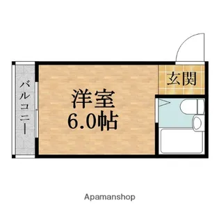 プランドール清水【4階】の間取り