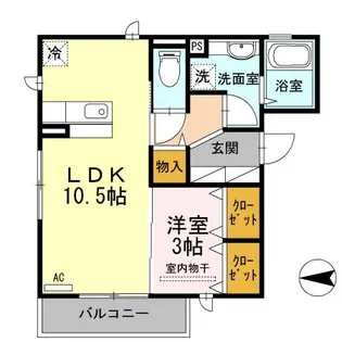ウィステリア【3階】の間取り