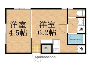 ラムールすみれ【2階】の間取り