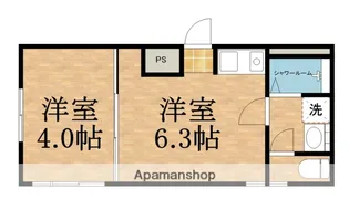 ラムールすみれ【3階】の間取り