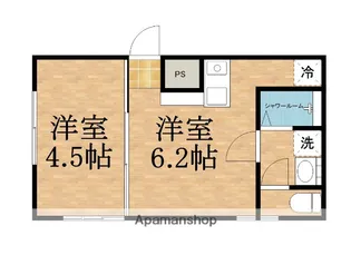 ラムールすみれ【4階】の間取り