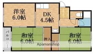 大宮第3コーポ【1階】の間取り