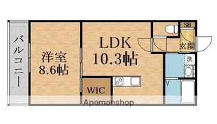 SOCIABLE新森【3階】の間取り