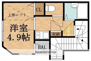 シェスム野江【2階】の間取り