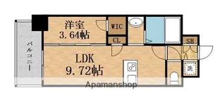 LU・RARA諸口【5階】の間取り