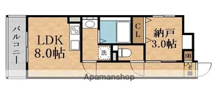 S−MOVE大阪鶴見【2階】の間取り