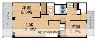 プレサンスロジェ都島本通WEST【2階】の間取り