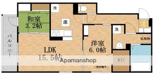 大阪府大阪市城東区永田4丁目【アパート】の間取り