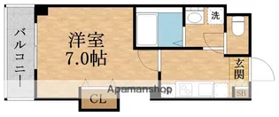 みおつくし城北【1階】の間取り
