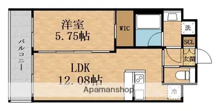 プレジオ東三国【6階】の間取り