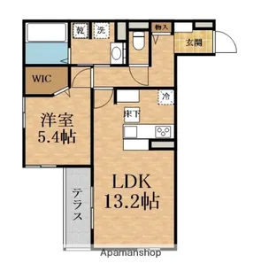 スペチアーレ赤川【1階】の間取り