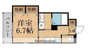 (仮称)都島区中野町ヘーベルメゾン【1階】の間取り