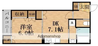 (仮称)都島区中野町ヘーベルメゾン【3階】の間取り
