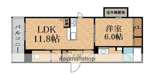 大阪府大阪市旭区中宮5丁目【マンション】の間取り