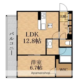 大阪府大阪市旭区中宮5丁目【マンション】の間取り