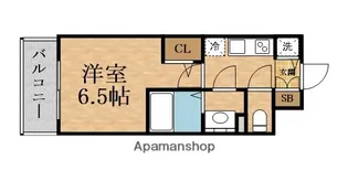 エスリード ザ イーストレジデンス大阪城【11階】の間取り