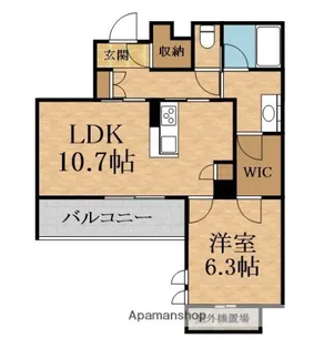 大阪府大阪市東淀川区菅原7丁目【マンション】の間取り
