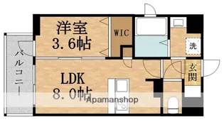 ワールドアイ大阪城EASTⅢ【3階】の間取り