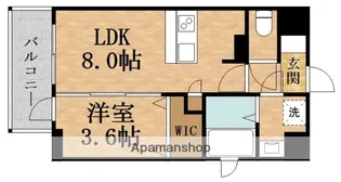 ワールドアイ大阪城EASTⅢ【4階】の間取り