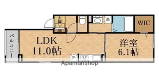 フェリシダ【2階】の間取り