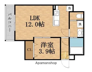 リブレメゾン東三国Ⅰ【1階】の間取り