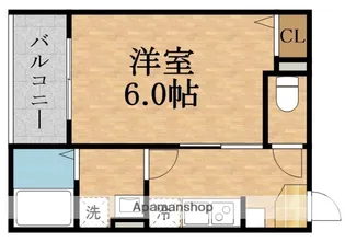 CLOUD放出【3階】の間取り