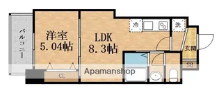 Luxe深江橋Ⅱ【6階】の間取り