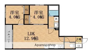 FELICIARE HANATEN【1階】の間取り