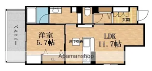 シャーメゾン玉津【1階】の間取り
