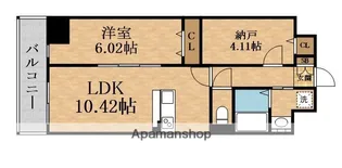 アーバンパーク新大阪【10階】の間取り