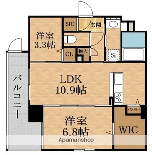 Moruan Residence【1階】の間取り