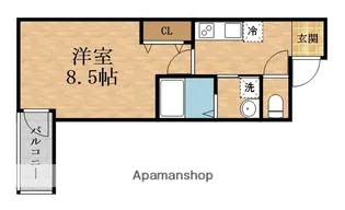 フジパレス今津中ウエスト【2階】の間取り