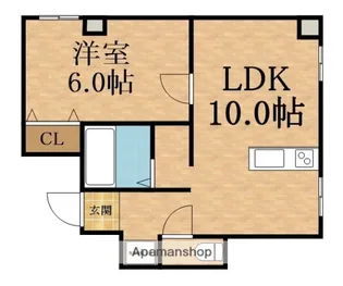 中野ビル【3階】の間取り