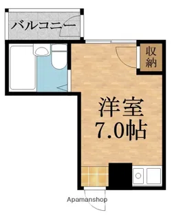 ジュネス朝日【2階】の間取り