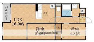SOUTH COAT【1階】の間取り