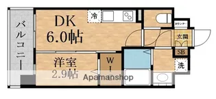 プレサンス東淀川駅前プローシェ【2階】の間取り