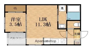 Nextage城東【2階】の間取り