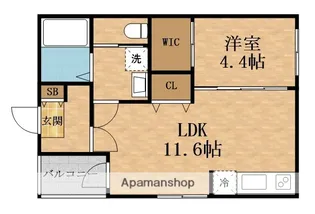 Nextage城東【2階】の間取り