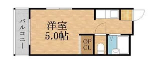 美樹ハイツ【4階】の間取り