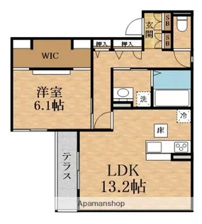 スペチアーレ城北公園【1階】の間取り