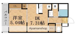 アヴァンス深江橋A【3階】の間取り