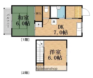デイグラン今福【2階】の間取り