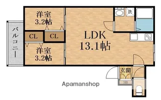 G.R.A.C.E【4階】の間取り