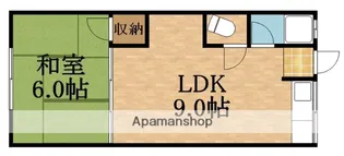 やわらぎマンション【3階】の間取り