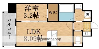 ALIVIS都島通【4階】の間取り