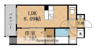 ALIVIS都島通【7階】の間取り