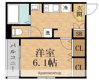 MELDIA城北公園通【3階】の間取り