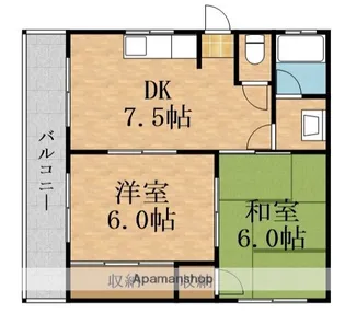 マンションポニー【4階】の間取り