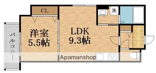 クリエオーレ藤田町【1階】の間取り